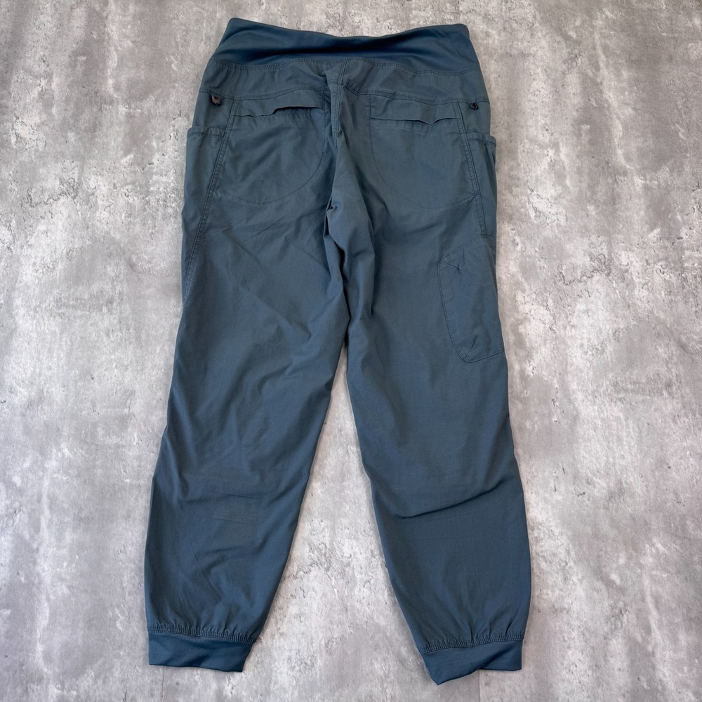 Prana Kanab Jogger Pants Womens Large Blue Pull On Hiking Climbing Stretch - Picture 4 of 8